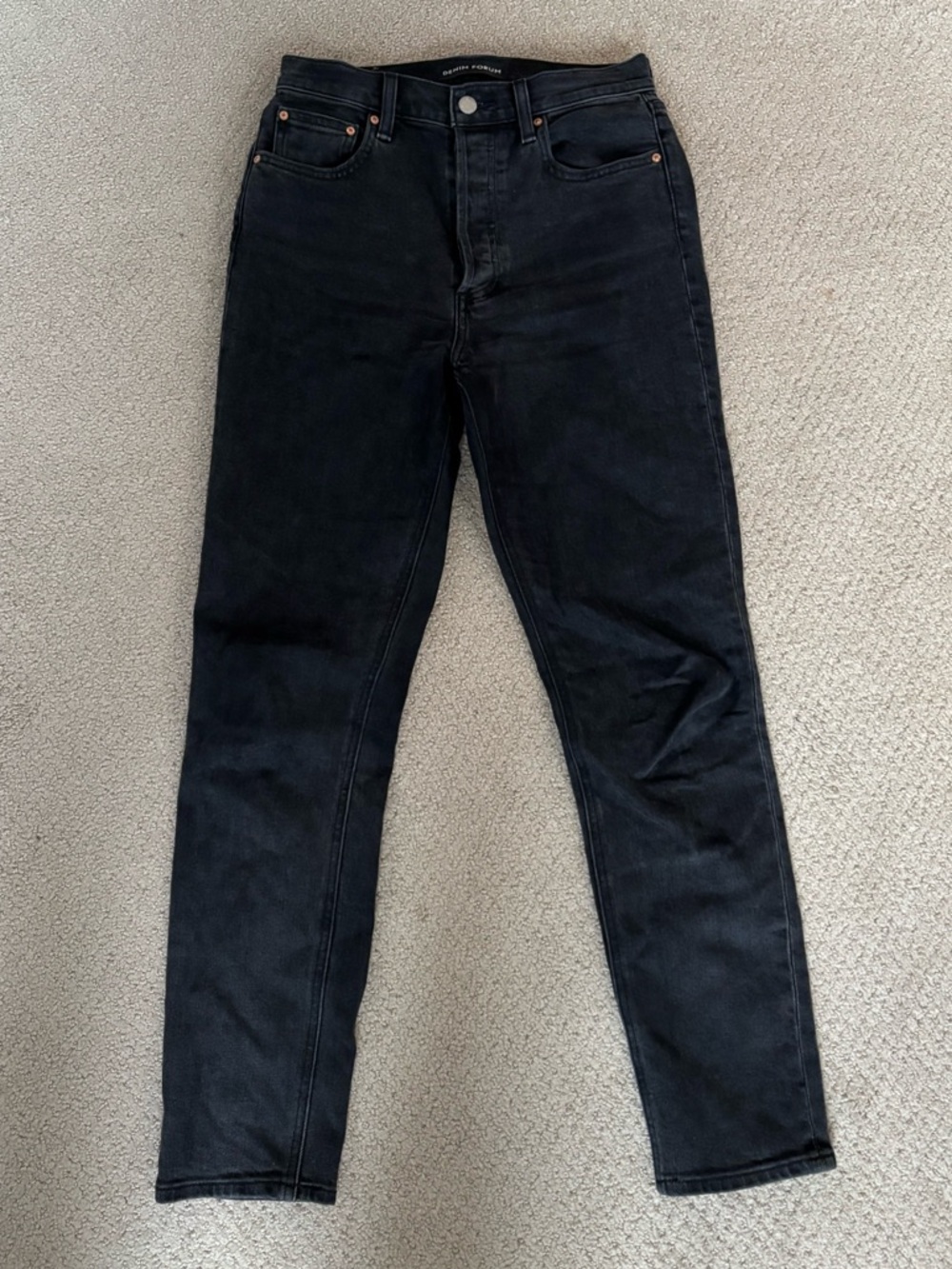 Aritzia Denim Forum Yoko High Rise Slim 28L size 26